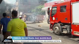 Dia caótico na estrada de Barreiras ônibus incendiado e população fica sem energia elétrica [upl. by Frulla95]