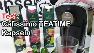 Cafissimo TEATIME Kapseln im Test Teekapseln Zubereitung eines Tee [upl. by Doty608]