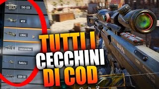 TUTTI I CECCHINI PIÙ FAMOSI DI COD SU BLACKOPS3 MOD [upl. by Enwad]