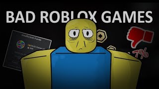 PLAYING WORSE MADE GAMES ON ROBLOX [upl. by Atnaloj]