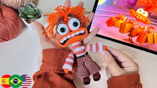 Ansiedad Amigurumi Tutorial🧡  Personajes de Inetensamente Crochet✨ [upl. by Arrad405]