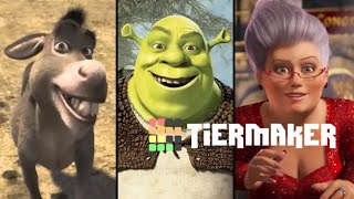 Shrek Characters Tier Ranking [upl. by Calica]