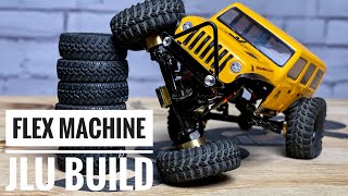 SCX24 Jeep Wrangler JLU Build  Flex Machine [upl. by Lapo]