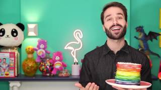 RECETTE RAINBOW PANCAKE CAKE  DÉFI DE LATELIER DE ROXANE [upl. by Ody637]