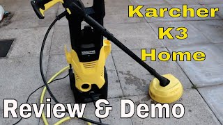 Kärcher K3 Home Pressure Washer Review amp Demonstration [upl. by Aisemaj]