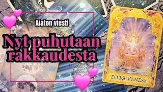 💕💜 AJATON VIESTI Nyt Puhutaan Rakkaudesta  Anteeksianto amp Irtipäästö 💜💕 [upl. by Cilurzo]