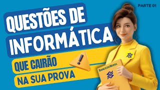 CONCURSO DOS CORREIOS  QUESTÕES DE INFORMÁTICA  BANCA IBFC 2024 [upl. by Nodal475]