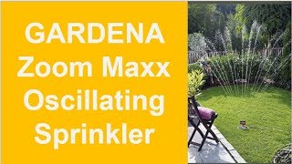 GARDENA ZoomMaxx Oscillating Sprinkler 1 [upl. by Arbas]