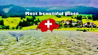 Swiss views most beautiful place Switzerland  badSchwarzsee Bern [upl. by Asum602]