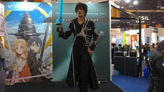 The Elucidator Sword Art Online at CES 2018 [upl. by Falda687]