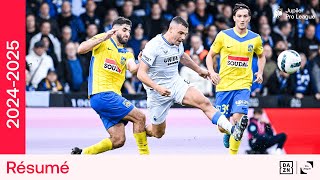 Résumé KVC Westerlo  Club Brugge  20242025 [upl. by Essined16]