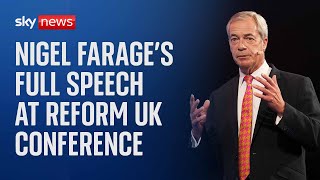 Nigel Farage Richard Tice and Lee Anderson deliver speeches at Reform UK conference  In full [upl. by Meerek522]