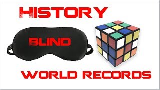 History of Rubiks cube blindfolded world records [upl. by Albright946]