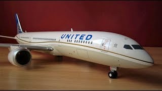 Unboxing  Herpa Wings 1200  United 7879 Dreamliner [upl. by Esinel]