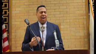 Tribe Chairman Sings Mashpee Wampanoag Honor Song [upl. by Ocram]