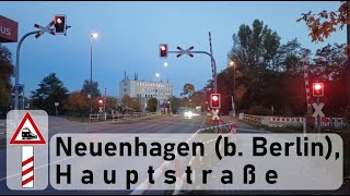 Bahnübergang Neuenhagen bei Berlin Hauptstraße [upl. by Aninahs]