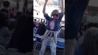 Lady Hypnotized in Audience of Stage Hypnosis Show at OC Fair Shorts [upl. by Razec]