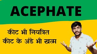 Acephate 75sp insecticide सस्ता और सब से अच्छा किटनाशक प्राथमिक कीटनाशक [upl. by Idden]