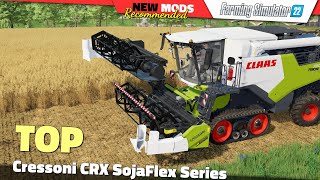 FS22  CRESSONI CRX SojaFlex Series  Farming Simulator 22 New Mods Review 2K60 [upl. by Kcinemod]