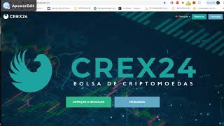 BITCOIN Corretora CREX24  PRIMEIRA PARTE  COMO SE CADASTRAR E ENVIAR DINHEIRO PARA ELA [upl. by Eirak]