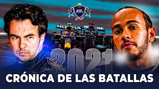 Checo Pérez vs Lewis Hamilton  Los DUELOS de la F1 en la temporada 2021 [upl. by Nodnek]