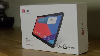 LG G Pad 101 Tablet Unboxing and Demo Review [upl. by Ailis]