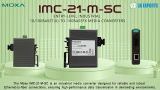 Robust and Efficient Moxa IMC21MSC for Industrial Applications [upl. by Duomham582]