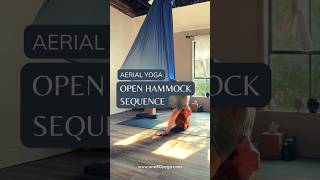 Aerial Yoga  Open Hammock Sequence aerialyoga aerialhammock [upl. by Nylemaj474]