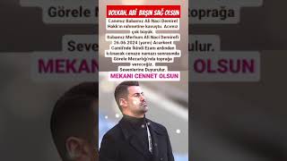 VOLKAN DEMİRELİN ACI KAYBI BABASINI KAYBETTİ VOLKAN ABİ BAŞIN SAĞ OLSUN [upl. by Nezam]