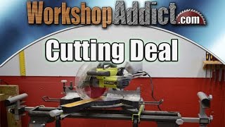 Ryobi 10” Sliding Compound Miter Saw TSS102L Review [upl. by Stoecker311]