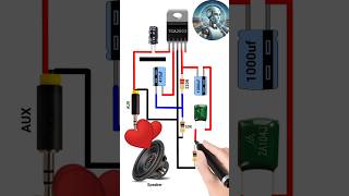 TDA 2003ic amplifier circuit  TDA 2003ic amplifier circuit robotech technology shorts [upl. by Blakelee]