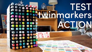 Je teste les TWINMARKERS DecoTime de chez Action [upl. by Treb]