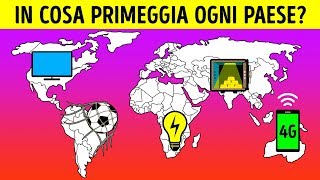 In che Cosa Sono Migliori Alcuni Paesi del Mondo [upl. by Carny]