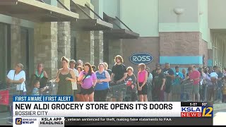 New ALDI grocery store opens in Bossier City [upl. by Ellenij353]