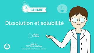 ⌚🧪 Dissolution et solubilité ‖ Physiquechimie ‖ Collège [upl. by Alliuqa]