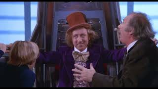 Willy Wonka 1971 Wonkavator Full ending scene 4K [upl. by Schurman130]