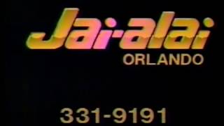 Orlando Jaialai You can Bet on It  Classic Commercial [upl. by Eanat]