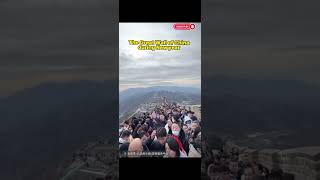 Beijing Badaling Great wall New Year’s massive crowd [upl. by Allen]