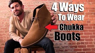 4 Cool Ways To Wear Chukkas EVERY Guy Should Try [upl. by Josefa518]