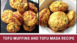 TOFU MUFFINS amp TOFU MASA RECIPEBY AYZAH CUISINE [upl. by Acinemod]