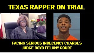 Texas Rapper Felony Trial for Indecency with a Minor  Day 1 Morning Session  Judge Boyd [upl. by Saito151]