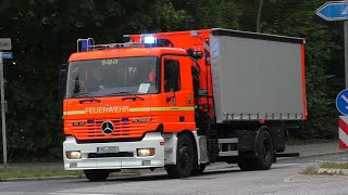 Hochwasser  Unterstützung aus SH Einsatzfahrten Feuerwehrbereitschaft Pinneberg und Schleswig [upl. by Colette]