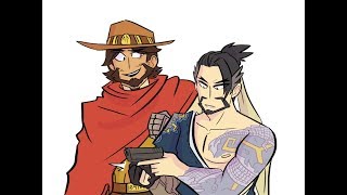 Dont Give Hanzo A Gun  Overwatch Comic Dub [upl. by Yajet775]