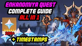 Complete Enkanomiya Quest Bathysmal Vishap Guide  Genshin Impact 24 [upl. by Attesoj742]