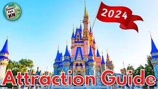 Magic Kingdom ATTRACTION GUIDE  2024  All Rides  Shows  Walt Disney World [upl. by Vaughn]