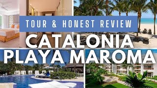 Catalonia Playa Maroma Full Review amp Tour  Cancun Mexico  January 2024 [upl. by Naillimxam]