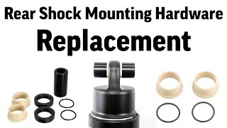 MTB Shock Igus bushings amp mounting hardware replacement guide for beginners Keep an eye on them [upl. by Yelsna274]