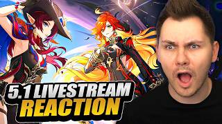 THE NEW GENSHIN IMPACT UPDATE LOOKS INCREDIBLE  51 LIVESTREAM REACTION [upl. by Aiset798]