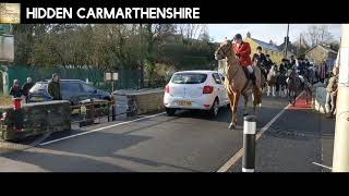 Carmarthenshire Hunt On Boxing Day Meeting at Meidrim [upl. by Bopp]