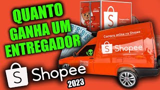 QUANTO GANHA UM ENTREGADOR SHOPEE  ENTREGAS COM FIORINO AGREGADA EM 2023 [upl. by Iredale]